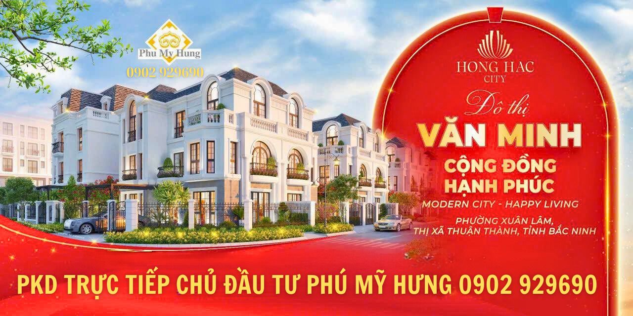 Hồng Hạc City - Bắc Ninh Phú Mỹ Hưng - Dần xuất hiện trên các tuyến phố - 0902 929690 - Ảnh chính